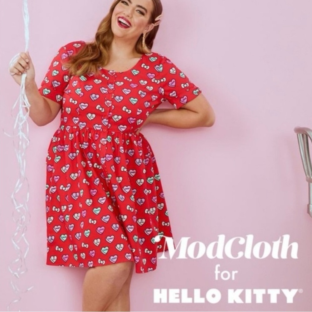 ModCloth for Hello Kitty Conversation Hearts Valentine Dress